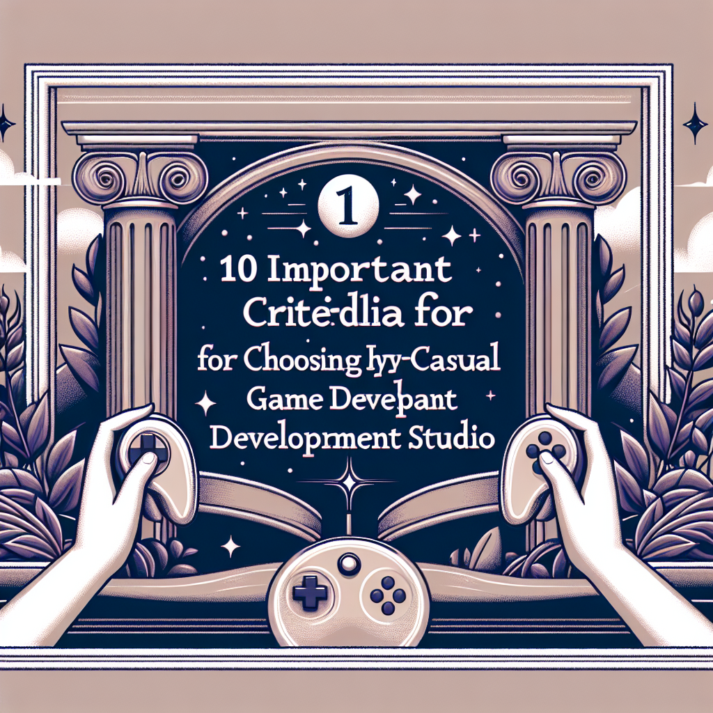 10 важных критериев для выбора студии разработки гиперкаcasual игр