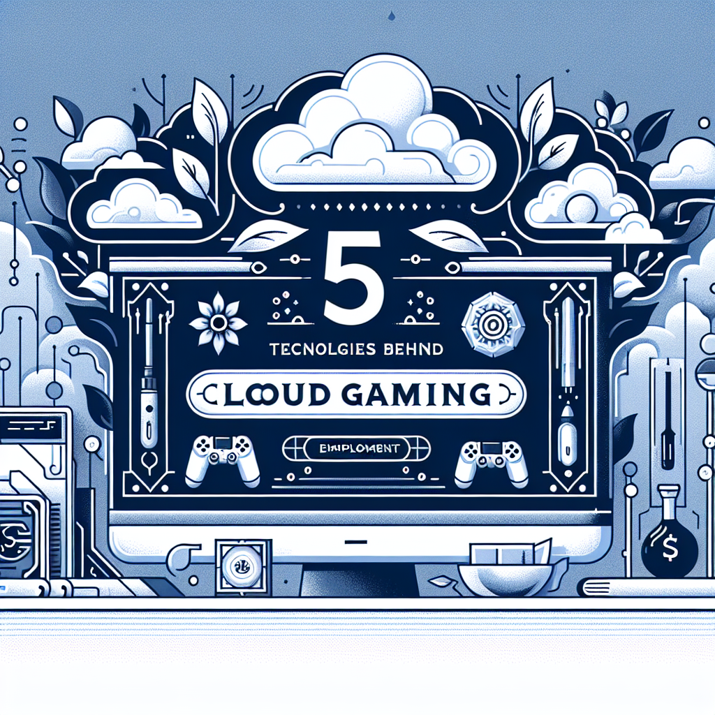 5 ключевых технологий, лежащих в основе облачных игр