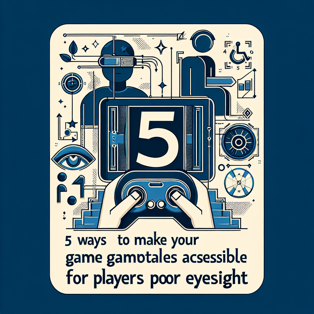 5 способов сделать вашу игру доступной для игроков со слабым зрением